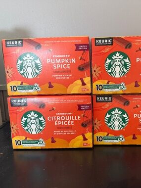 Starbucks Pumpkin Spice K-Cup Pods Special Edition Holiday Lot of 40